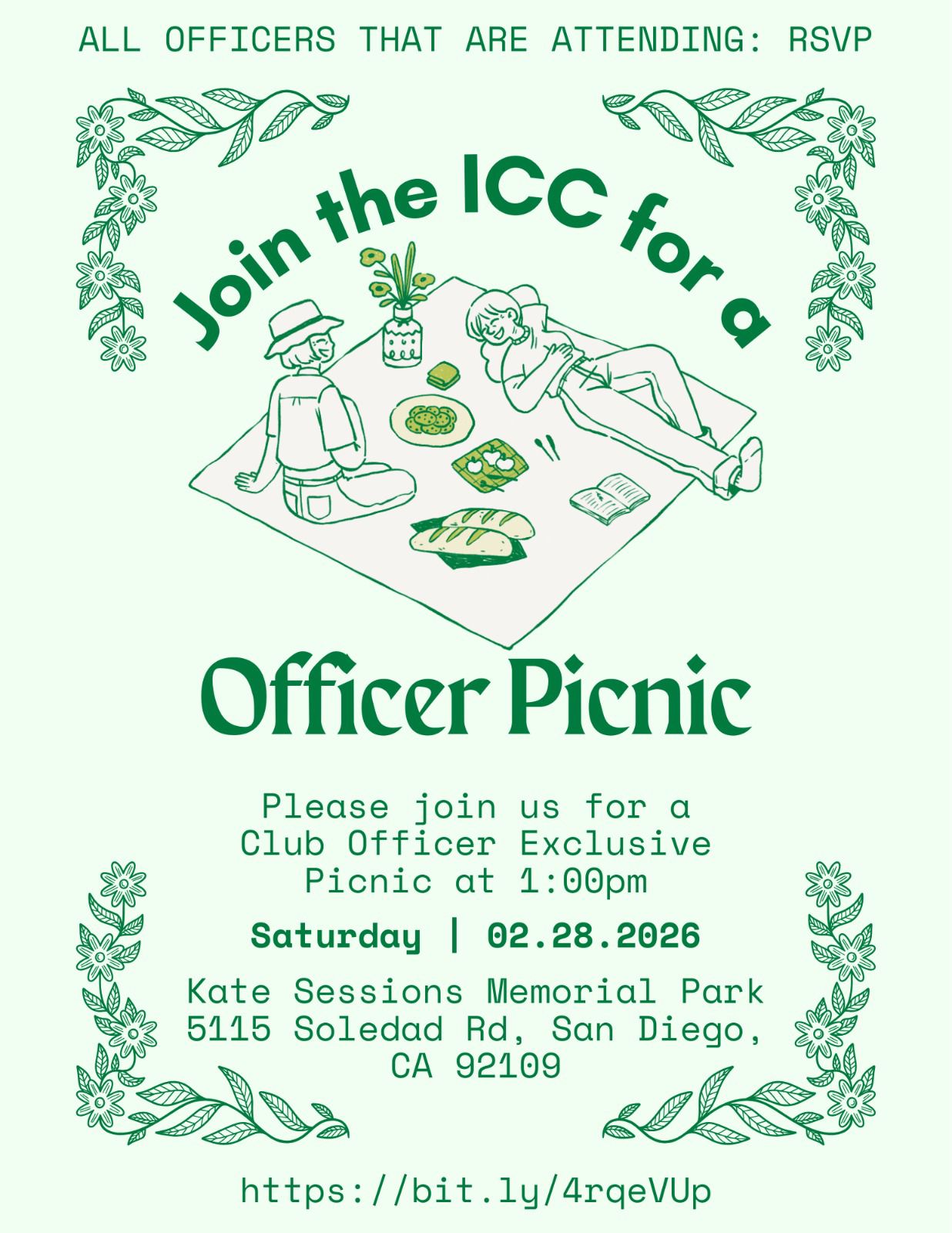 ICC Officer Picnic Flyer