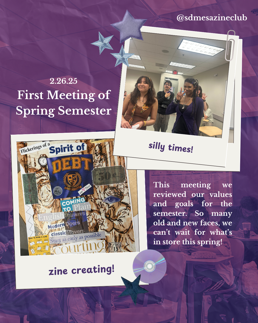 SD Mesa Zine Club, Spring Semester Recap
