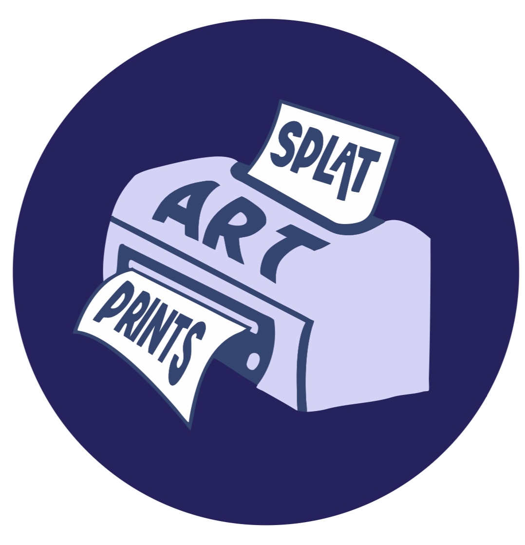Splat Art Prints, Logo