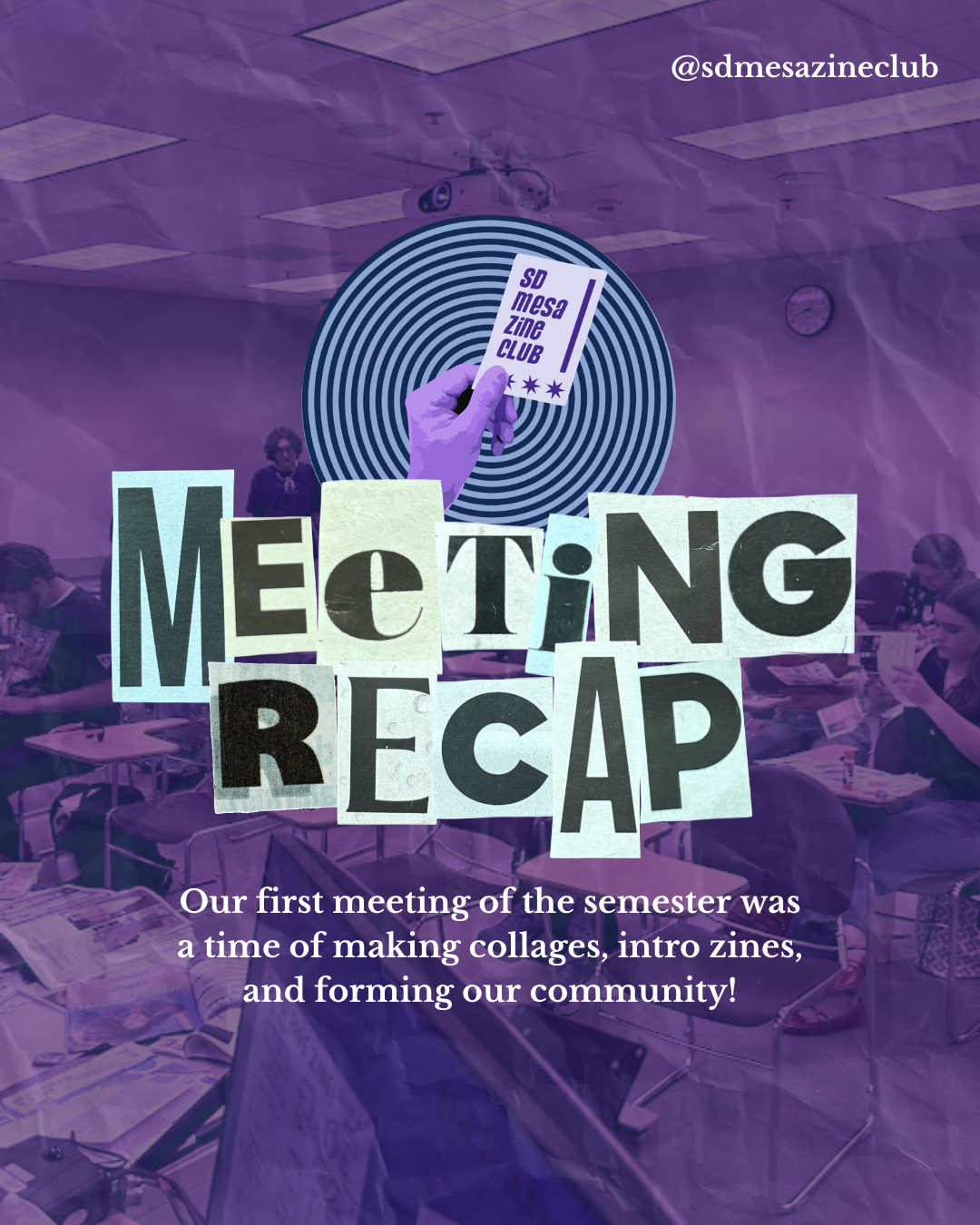 SD Mesa Zine Club, Meeting Recap