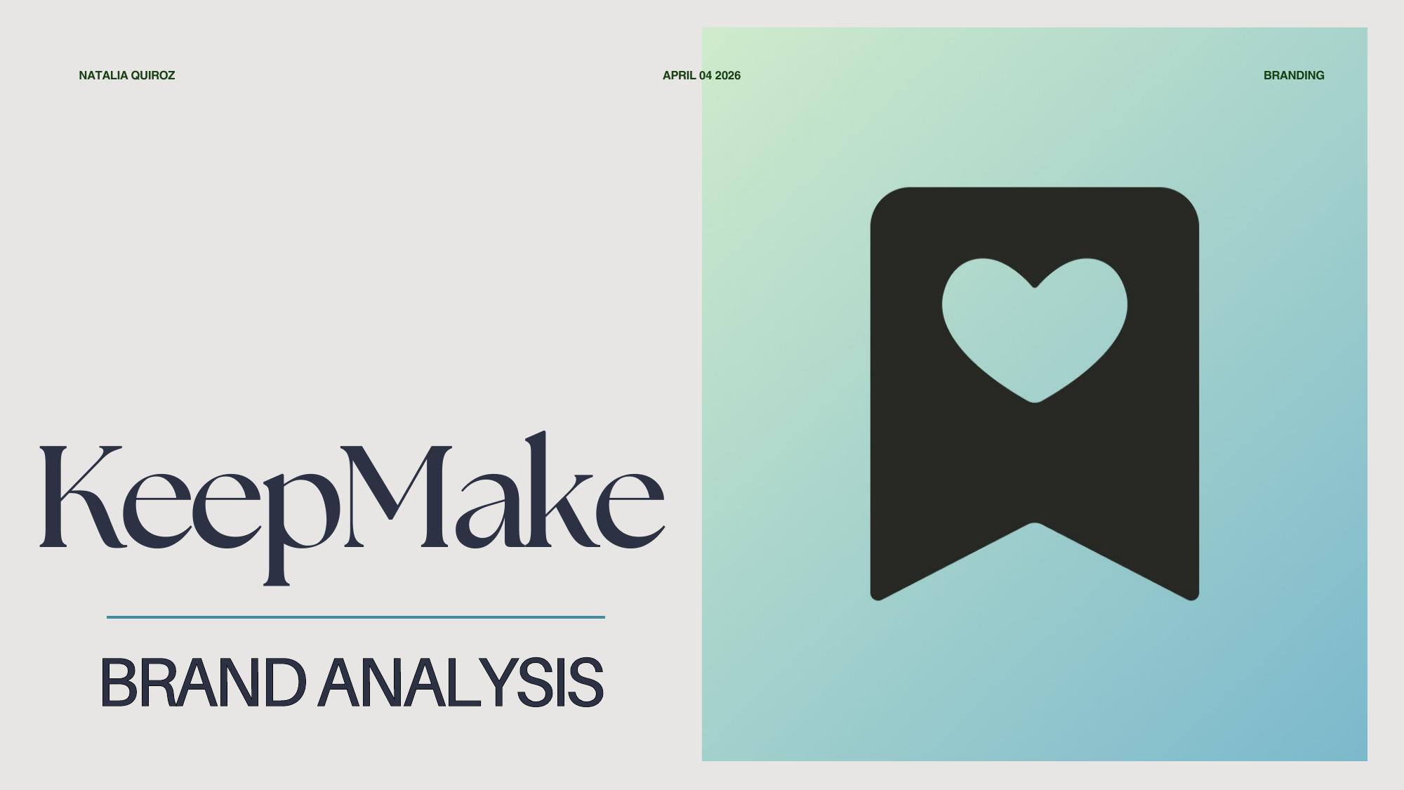KeepMake, Market Analysis